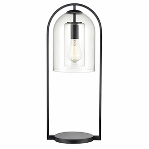 Bell Jar - 1 Light Desk Lamp In Transitional Style-28 Inches Tall and 10 Inches Wide