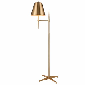 Otus - 1 Light Floor Lamp In Traditional Style-65 Inches Tall and 24 Inches Wide