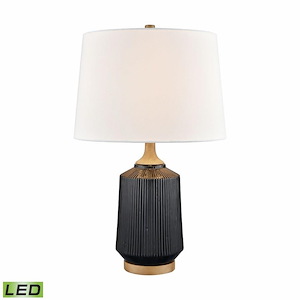 Miller - 9W 1 LED Table Lamp In Mid-Century Modern Style-23.5 Inches Tall and 15 Inches Wide - 1304147