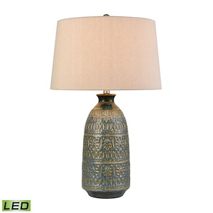 Burnie - 9W 1 LED Table Lamp In Traditional Style-28 Inches Tall and 17 Inches Wide - 1303738