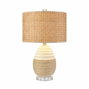 Hobart - 1 Light Table Lamp In Coastal Style-20 Inches Tall and 12 Inches Wide - 1304292