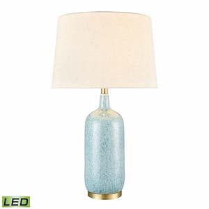 Port Isabel - 9W 1 LED Table Lamp In Mid-Century Modern Style-28 Inches Tall and 16 Inches Wide
