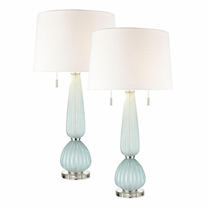 Mariani - 2 Light Table Lamp (Set of 2)-34 Inches Tall and 17 Inches Wide