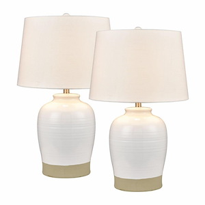 Peli - 1 Light Table Lamp (Set of 2) In Modern Style-28 Inches Tall and 17 Inches Wide