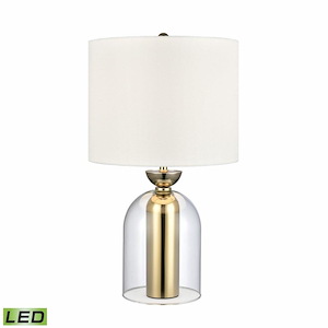 Park Plaza - 9W 1 LED Table Lamp In Mid-Century Modern Style-21 Inches Tall and 12 Inches Wide - 1303929