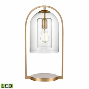 Bell Jar - 9W 1 LED Desk Lamp In Modern Style-20 Inches Tall and 10 Inches Wide - 1303948
