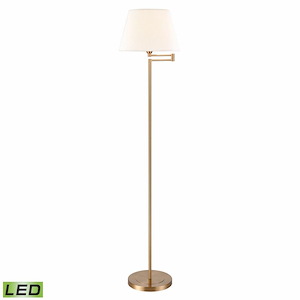 Scope - 9W 1 LED Floor Lamp In Traditional Style-65 Inches Tall and 25 Inches Wide - 1304303