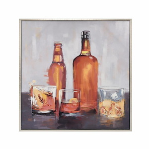 Bottle - Wall Art In Traditional Style-39.5 Inches Tall and 39.5 Inches Wide