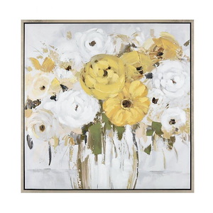Mende Blooms - 39.37 Inch Framed Wall Art