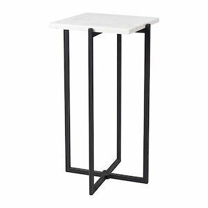 Lanier - Square Accent Table In Contemporary Style-18 Inches Tall and 10 Inches Wide