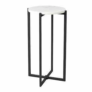 Lanier - Round Accent Table In Contemporary Style-18 Inches Tall and 10 Inches Wide - 1304161