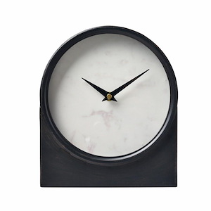 Jonah - Table Clock In Traditional Style-9 Inches Tall and 7.75 Inches Wide