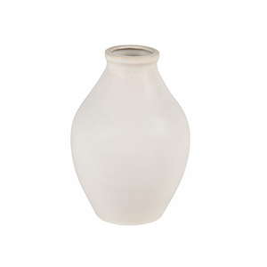 Faye - Small Vase In Scandinavian Style-10 Inches Tall and 6.75 Inches Wide - 1118213