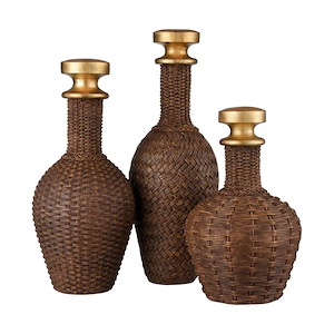 Duin - Bottle (Set of 3) In Traditional Style-13.75 Inches Tall and 5 Inches Wide
