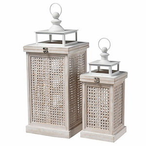Paley - Lantern (Set of 2) In Coastal Style-23.75 Inches Tall and 9.75 Inches Wide