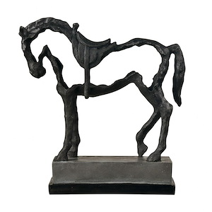 Noble - Sculpture-14.25 Inches Tall and 13.5 Inches Wide