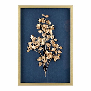 Leaf Shadow I - Framed Wall Art In Traditional Style-25.5 Inches Tall and 17.75 Inches Wide