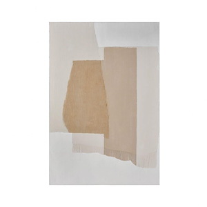 Taupe - Abstract Wall Art In Contemporary Style-23.75 Inches Tall and 11.75 Inches Wide