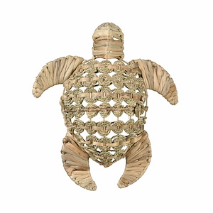 Ridley - Small Turtle Object In Coastal Style-14.5 Inches Tall and 12.75 Inches Wide