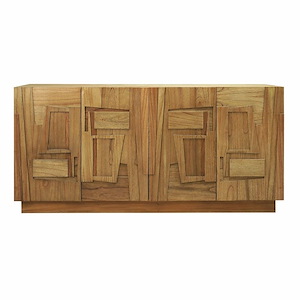 Dennis - Credenza In Contemporary Style-34 Inches Tall and 72 Inches Wide