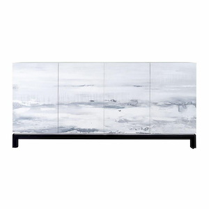 Torres - Credenza In Coastal Style-34 Inches Tall and 72 Inches Wide