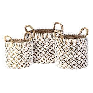 Bradley - Basket (Set of 3) In Transitional Style-21 Inches Tall and 20.75 Inches Wide - 1119196