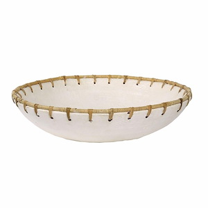 Barcelona - Bowl In Modern and Contemporary Style-4.25 Inches Tall and 18.25 Inches Wide - 1119521