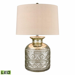 Zoco - 9W 1 LED Table Lamp In Mid-Century Modern Style-27 Inches Tall and 17 Inches Wide - 1304312