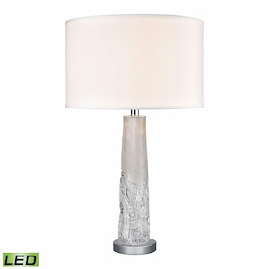 Juneau - 9W 1 LED Table Lamp In Mid-Century Modern Style-30 Inches Tall and 16 Inches Wide