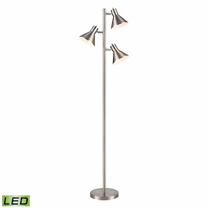 Loman - 27W 3 LED Floor Lamp In Modern Style-65 Inches Tall and 16 Inches Wide - 1304117