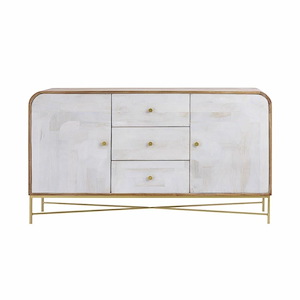 Calhoun - Credenza In Modern and Contemporary Style-30 Inches Tall and 54 Inches Wide