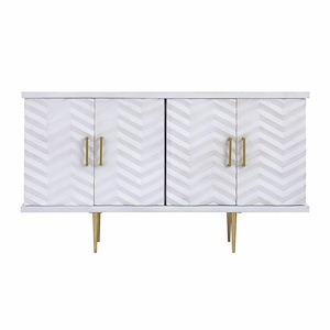 Brendle - Credenza In Modern and Contemporary Style-34 Inches Tall and 61.5 Inches Wide