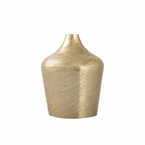Caliza - Small Vase In Mid-Century Modern Style-6 Inches Tall and 4 Inches Wide
