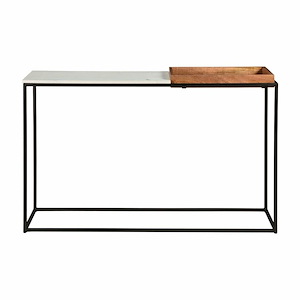 Norman - 48 Inch Console Table with Tray
