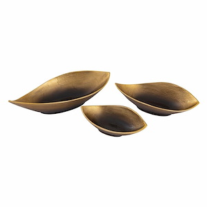 Willow - Bowl (Set of 3) In Transitional Style-3.5 Inches Tall and 15.5 Inches Wide