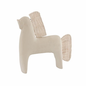 Amigo - Horse Object In Contemporary Style-13.5 Inches Tall and 14 Inches Wide