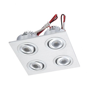 Square Directional Recessed Light with Driver
