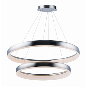Innertube-136W 2 LED 2-Tier Pendant-31.5 Inches wide by 2.5 inches high - 829286