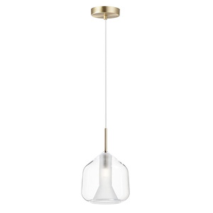 Deuce-4W 1 LED Pendant-6.75 Inches wide by 7 inches high