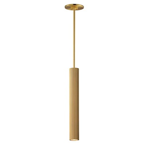 Reeds - 7W 1 LED Pendant-17.75 Inches Tall and 2.25 Inches Wide