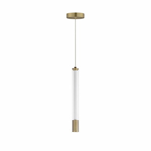 Cortex - 10W 1 LED Pendant-15 Inches Tall and 1.5 Inches Wide - 1284174