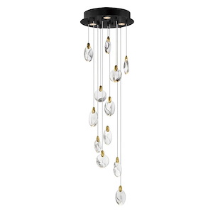 Pebble - 720W 16 LED Pendant-4.75 Inches Tall and 15.75 Inches Wide