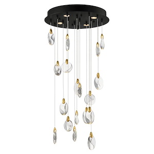 Pebble - 1408W 22 LED Pendant-4.75 Inches Tall and 21.75 Inches Wide