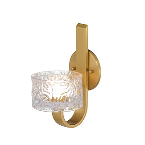 Elysian - 8W 1 LED Wall Sconce-11.75 Inches Tall and 5.5 Inches Wide