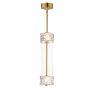 Elysian - 18W 2 LED Pendant-20.75 Inches Tall and 5.5 Inches Wide - 1342730