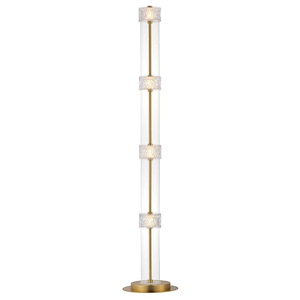 Elysian - 140W 4 LED Floor Lamp-69 Inches Tall and 15 Inches Wide