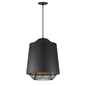 Phoenix - 9W 1 LED Pendant-19 Inches Tall and 15.75 Inches Wide - 1284185