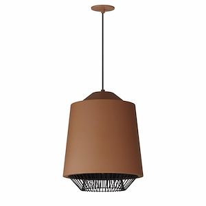 Phoenix - 9W 1 LED Pendant-19 Inches Tall and 15.75 Inches Wide - 1284185
