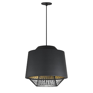 Phoenix - 9W 1 LED Pendant-17 Inches Tall and 18.5 Inches Wide - 1284186