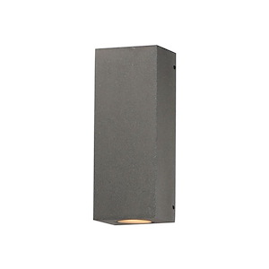 Pilar - 14W 2 LED Outdoor Wall Mount-13 Inches Tall and 5 Inches Wide